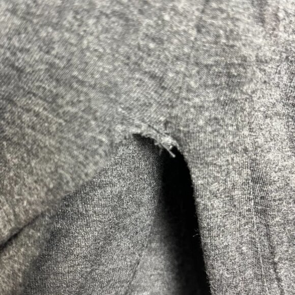 Aritzia Wilfred Free Simone Gray/Black Shirt w/ Faux Leather Embellishments - Picture 7 of 11